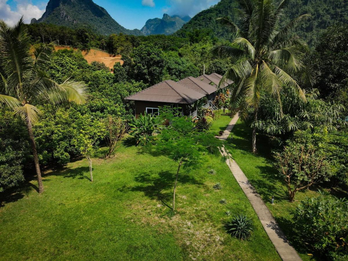 Bearlinbungalow Vang Vieng Eksteriør bilde