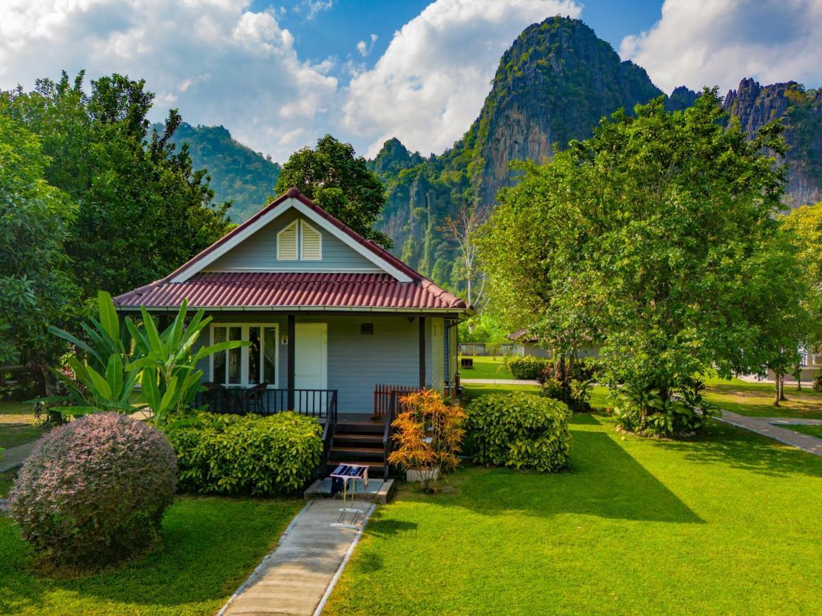 Bearlinbungalow Vang Vieng Eksteriør bilde