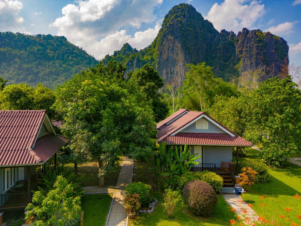 Bearlinbungalow Vang Vieng Eksteriør bilde